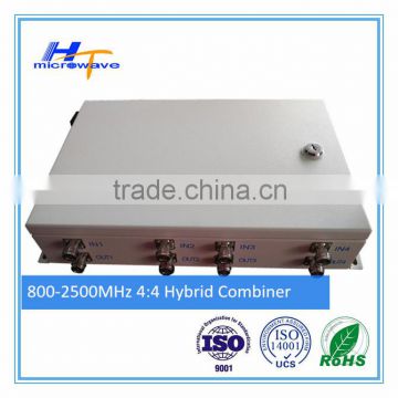 wideband 698-2700mhz microwave passive component 4 in 4 out hybrid combiner