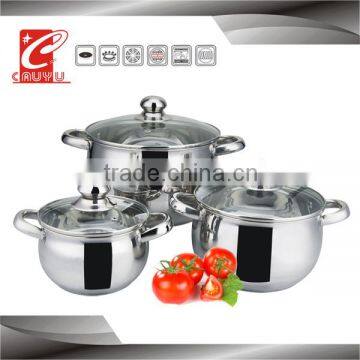 6Pcs Stainless Steel Casserole set