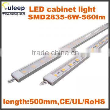 DC12V,CRI 80,500mm LED light bar food display cabinet lighting,LED driver with CE ROHS compliant, Popular in Singapore