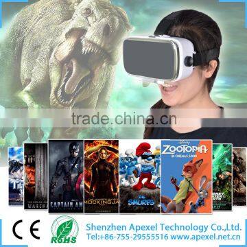 New Virtual Reality VR BOX 2.0 Version 3D Glasses Google Cardboard VR Glasses 3D Video Movie Game for 3.5" - 6.0" Smart Phone