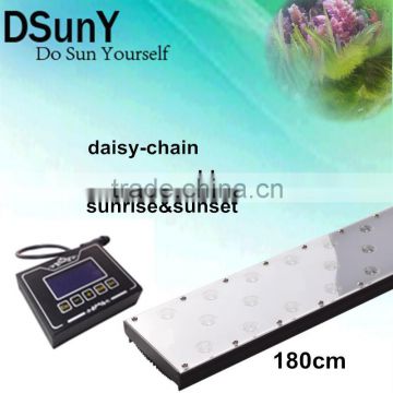 CE/RoHs/FC certification led fresh water tank aquarium light,72 inch/6ft moonlight prommable led aquarium light