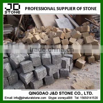 natural split sandstone paver/ grey sandstone cube stone