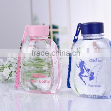 easy carry plastic water bottle for lady
