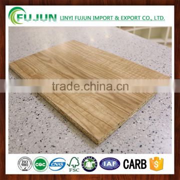 14mm white or wood grain melamine laminated particle board