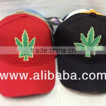 Wholesale Baseball Hats Caps Adjustable Camo Hats Marijuana Leaf Sign