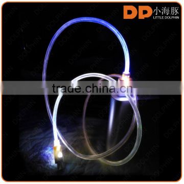 new products 2016 illuminated LED color change usb cable sync charger data cable for tablet PC