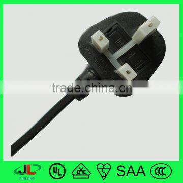 5amp BS plug, UK 3 pin plug with fuse and VDE power cord