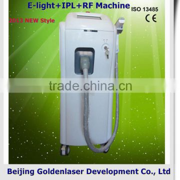 Www.golden-laser.org/2013 New Style E-light+IPL+RF Machine Ipl Professional Personal Cosmetic Beauty Care Products 2.6MHZ