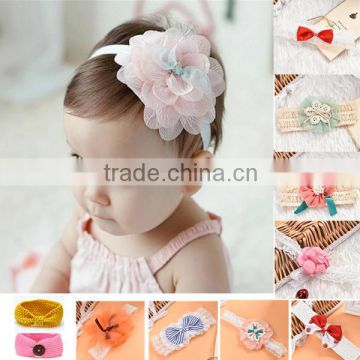 Promotional baby girls toddler headbands hairbands with high quality