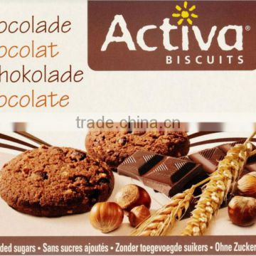 Activa Sugar Free Chocolate Cookies 160g x 12