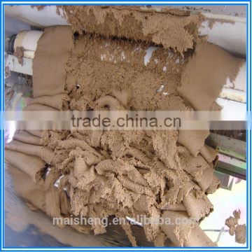 Ceramic sludge filter dewatering belt press
