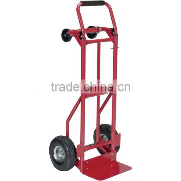 200KG 2 in 1 convertible hand truck with pneumatic/solid tires