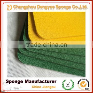 high quality Korea use colorful 1cm thick trowel pad waterproof natural rubber sponge