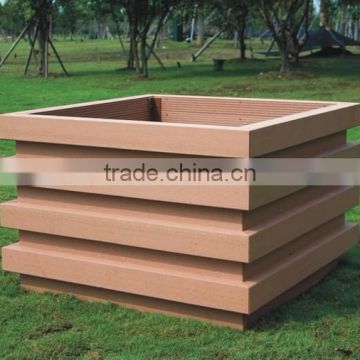 Factory wholesale WPC garden furniture eco-friendly wood plastic composite flower pot flower box