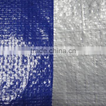 Factory Price Recycled Material PE Tarpaulin Sheet 110g. / 1M x 1M, 10 x 10 mesh, Dark Blue