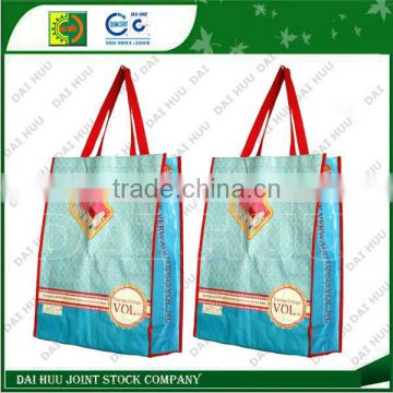 High quality laminated with BOPP woven shopping bag