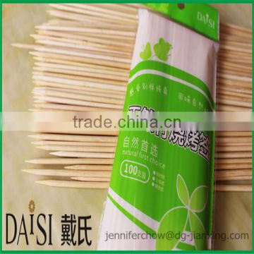 Bamboo skewer for BBQ bamboo sticker