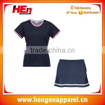 Hongen Peach Tennis Wear league teamwear/Tennis Wear Womens Tennis Skirt