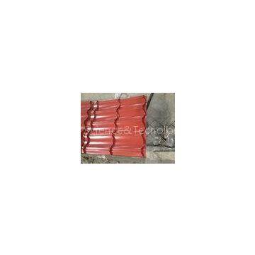 0.4mm - 0.6mm Roofing Tile Making Machinery PPGI Steel Coil Forming Line