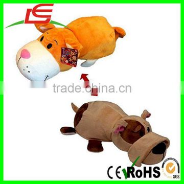 FlipaZoo Dog 16 Pillow with 2 Sides of Fun for Everyone