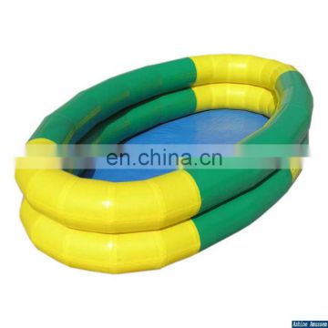 Double layer water pool inflatable swimming pool
