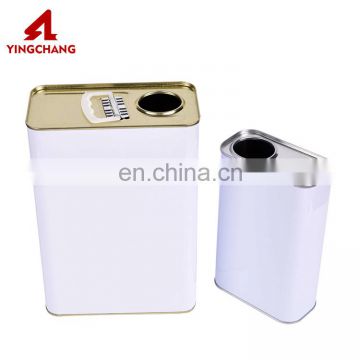 Lubricants oil tin containers 20l pail can for oil