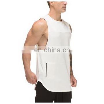 White And Other Oem Colors Sports Custom Blank Cotton Spandex Tank Tops