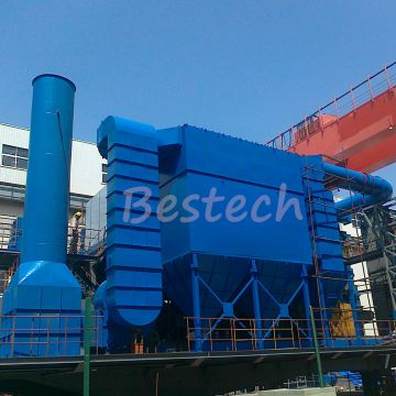 Steel plant carbon Cage bag economical removal central dust collector