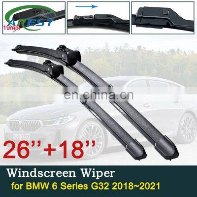 Car Wiper Blade for BMW 6 Series G32 2018~2021 2019 2020 Gran Turismo GT 630i xDrive Front Windshield Windscreen Car Accessories