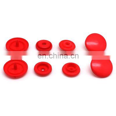Waterproof Durable Hidden round  Press Plastic Snap Buttons/Boutons Pression