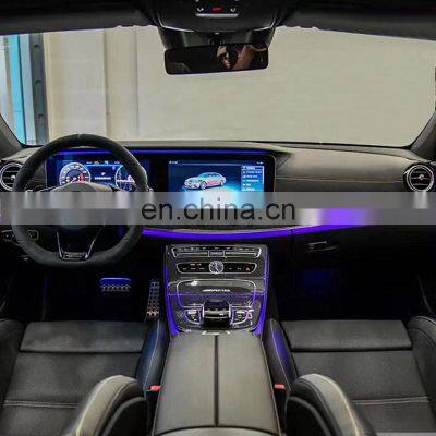 CLY Interior trim For Mercedes W213 W238 C238 E Class E63 AMG Coupe Sedan Dry Carbon Fiber Interiors Car Interior