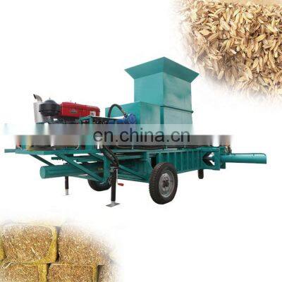 Shuliy portable rice husk baler machine hydraulic press silage baler machine