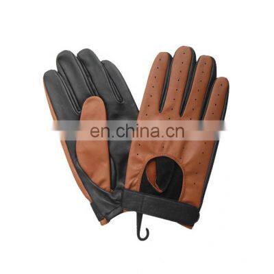 New design wholesale price custom wholesale men leather gloves natural racing motorcycles leather gloves driving gloves