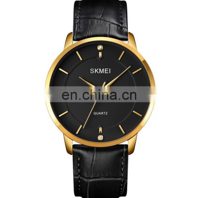 New product couple quartz watch in stock Skmei 1801support custom logo 3Bar waterproof stainless steel wristwatch