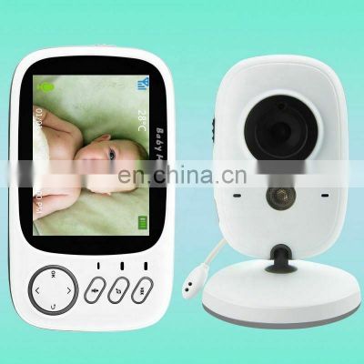 Wireless Video Color Baby Monitor With 3.2Inches LCD 2 Way Audio Talk Night Gift vb603