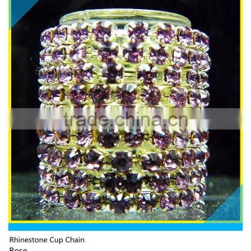 Rhinestone Cup Chain Sew on Technics Rose Pointback Rhinestone Chain