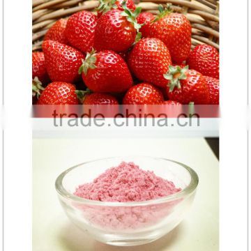 Instant strawberry strawberry powder