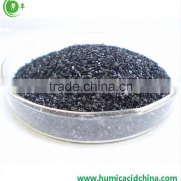 High Quality Humic Acid Leonardite Extract potassium humate specification black shiny flake