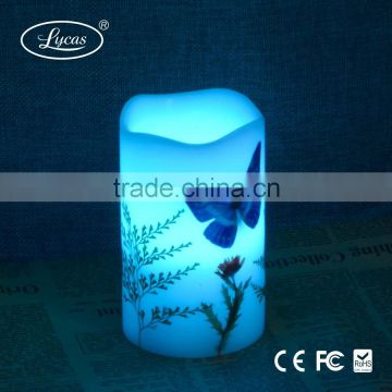 flameless moving wick led light candle home decor accents