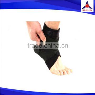 Elastic nylon and polyesterer fabric ankle brace foot sleeve ankle neoprene ankle support