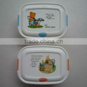 3 pcs round airtight food container sets