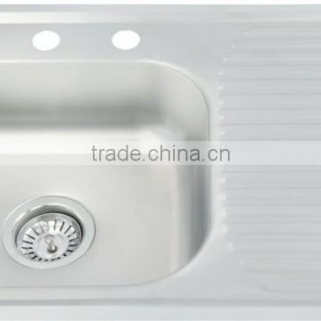 80x50cm XAL8050GL stainless steel kitchen sink single bowl south america