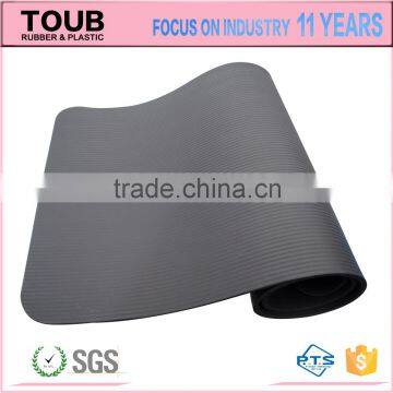 Chinese Hot Selling NBR Softextile Folding Black Yoga Mat
