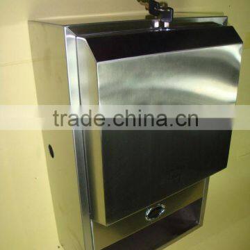 Stainless steel sensor paper towel dispenser