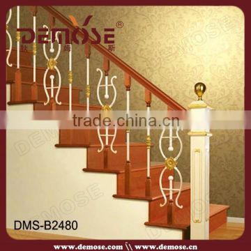 staircase professional install wrought iron railing with CE certificate