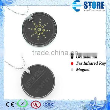 High Quality Pendant Scalar Energy Quantum Pendant Yellow Sky Star with SS Circle Protector Pattern