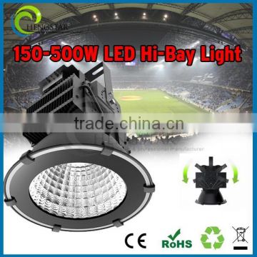 High quality 150w,200w,300w,400w,500w ip65 mean well driver high bay light 5 years warranty ,led industrial high bay lamp