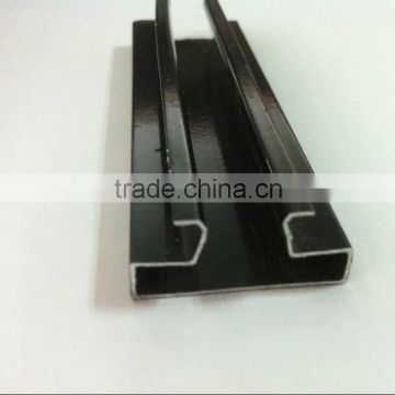 Aluminum Slatwall insert fitting with MDF board, display showing stand aluminum for Algeria market