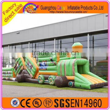 Commercial grade inflatable obstacle course/adult baby inflatable obstacle course