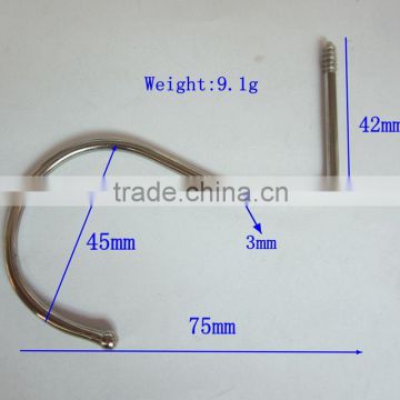 Factory customize small screw hook for hanger in bulk price